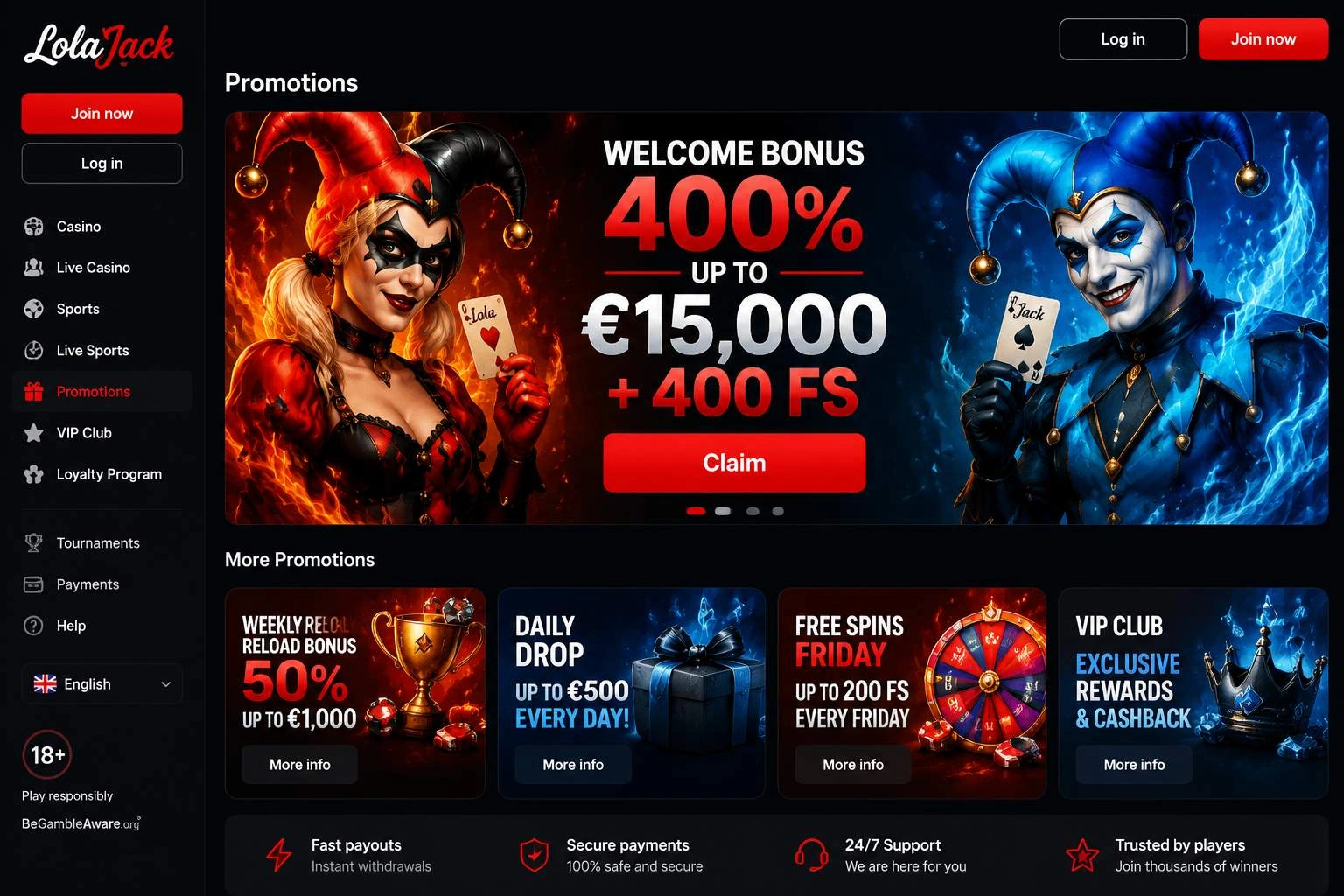Non GamStop UK casinos with bonus — operator comparison table